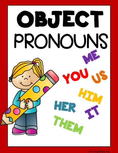 受格代名詞(Object Pronouns)練習